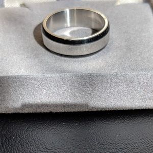 Designer Silver with Dual Black Trim Ring